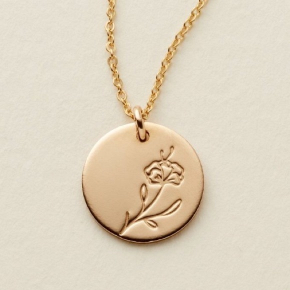 Urban Outfitters Jewelry - February Violet Birth Flower Bohemian Necklace